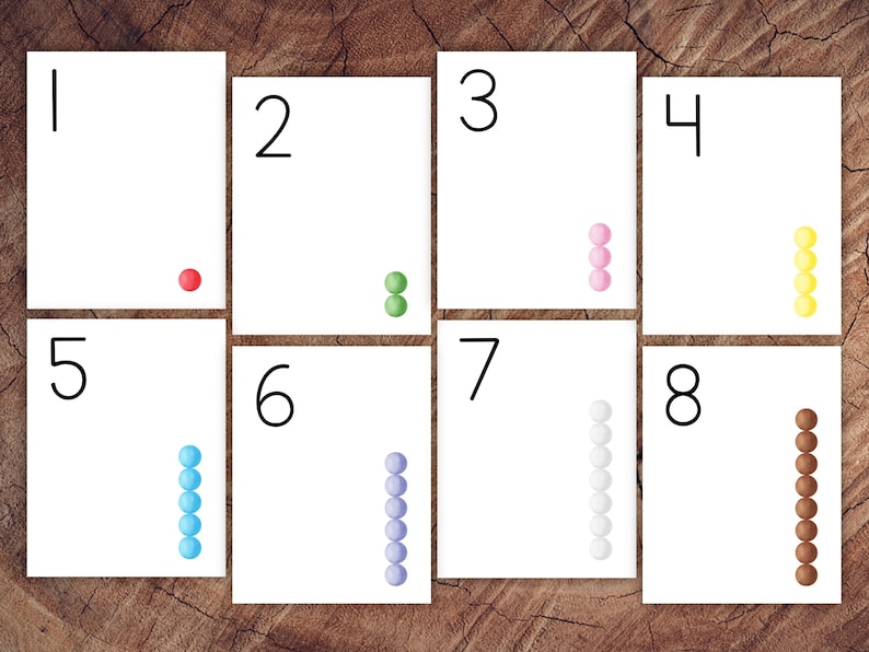 Number Cards 1-20 Learn to Count with Fun and Engaging Educational Flashcards