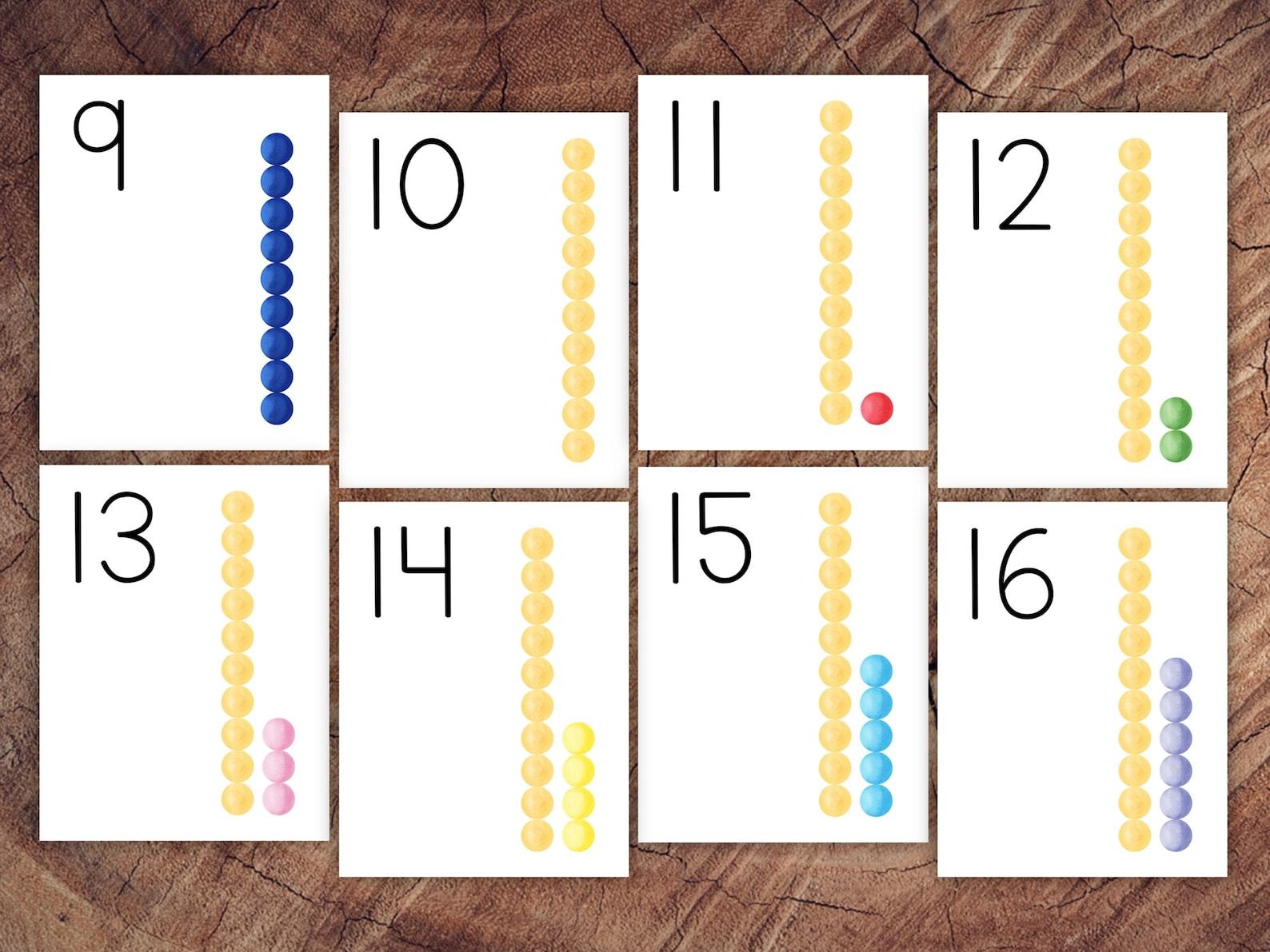 Number Cards 1-20 Learn to Count with Fun and Engaging Educational Flashcards - Image 2