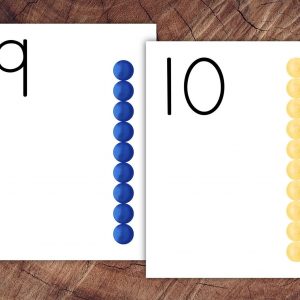 Number Posters 1-20 Vibrant and Educational Wall Art for Early Learners