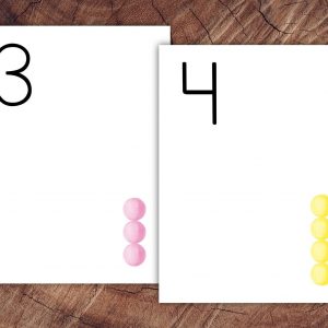 Number Posters 1-20 Vibrant and Educational Wall Art for Early Learners