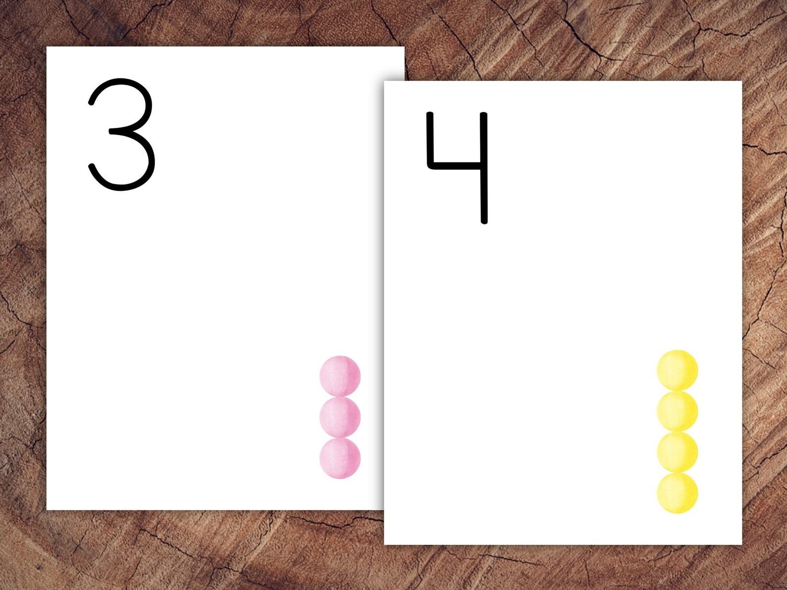 Number Posters 1-20 Vibrant and Educational Wall Art for Early Learners - Image 3