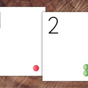 Number Posters 1-20 Vibrant and Educational Wall Art for Early Learners