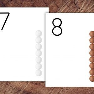 Number Posters 1-20 Vibrant and Educational Wall Art for Early Learners