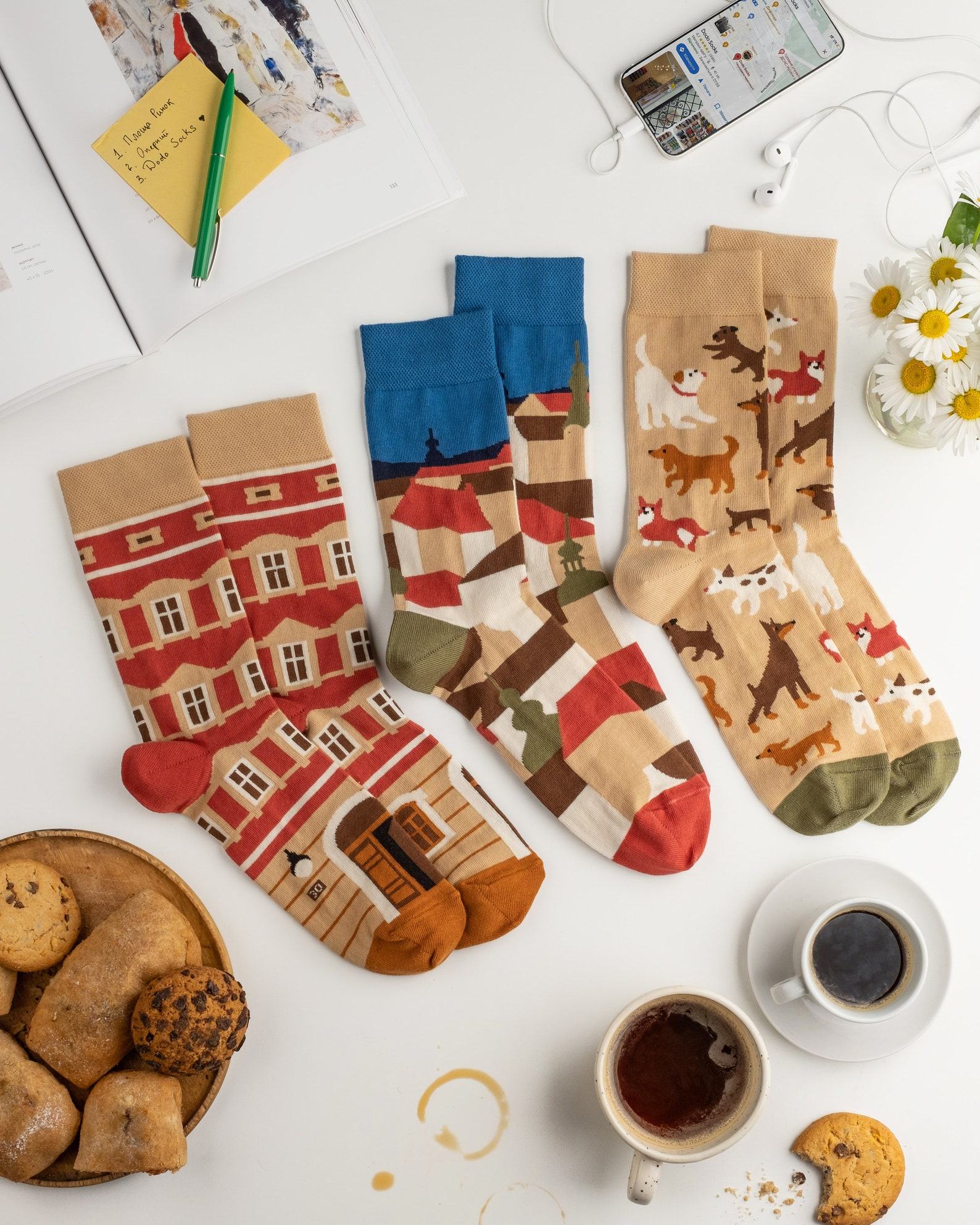 Old Town 3-Pack Vibrant Socks for Men and Women | Interesting Item Idea - Image 2