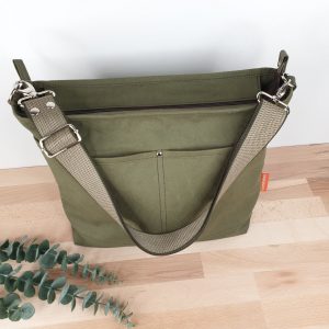 Olive Canvas Crossbody Bag Lightweight, Comfortable, and Stylish