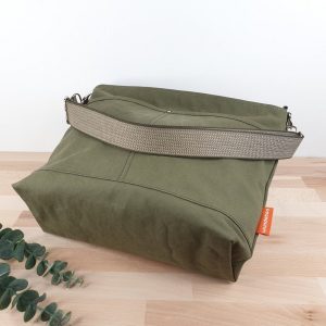 Olive Canvas Crossbody Bag Lightweight, Comfortable, and Stylish