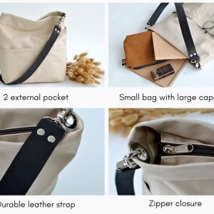 Olive Canvas Hobo Tote The Perfect Everyday Bag for Women