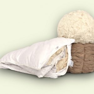 Organic Alpaca Wool Pillow Nature’s Comfort for Restful Sleep and Neck Relief