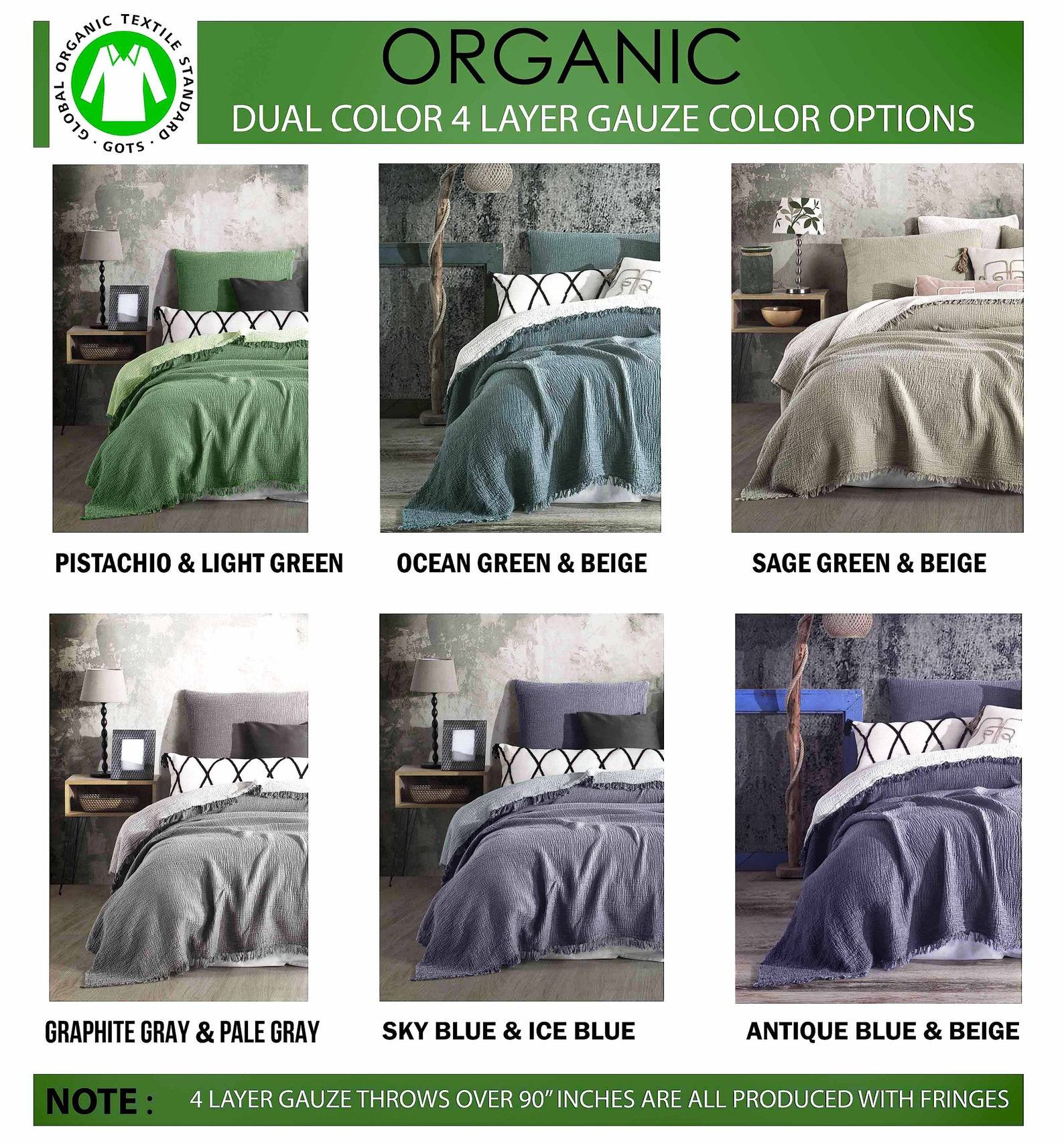Organic Cotton Muslin Bedcover Soft, Breathable, and OEKO-TEX Certified - Image 5