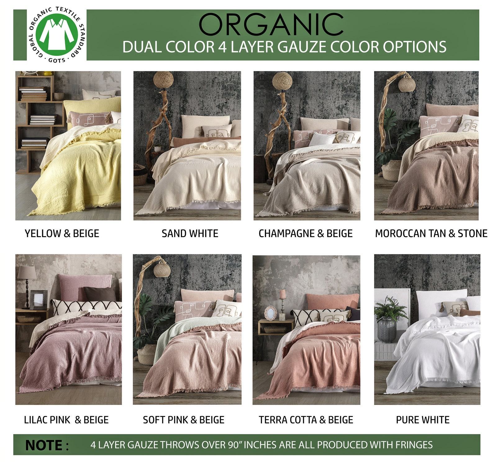 Organic Cotton Muslin Bedcover Soft, Breathable, and OEKO-TEX Certified - Image 6