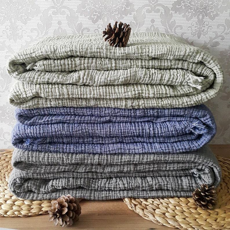 Organic Cotton Muslin Bedcover Soft, Breathable, and OEKO-TEX Certified