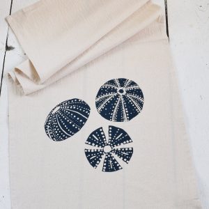 Organic Cotton Tea Towel Sea Urchin Print – Eco-Friendly Kitchen Decor, Interesting  Hostess Item