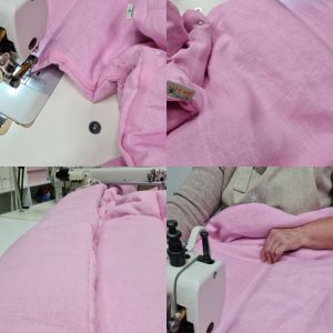 Organic Hemp Linen Comforter Sustainable Comfort in Pink