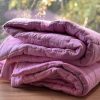 Organic Hemp Linen Comforter Sustainable Comfort in Pink