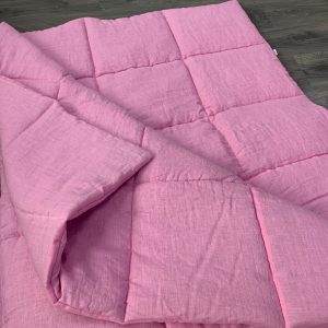 Organic Hemp Linen Comforter Sustainable Comfort in Pink