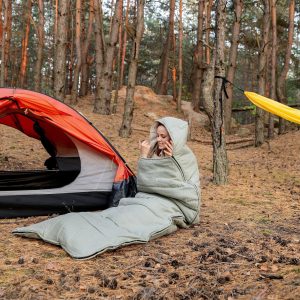 Organic Hemp Linen Sleeping Bag Eco-Friendly Comfort for Restful Nights