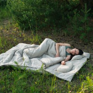 Organic Hemp Sleeping Bag Sustainable Comfort for Restful Nights