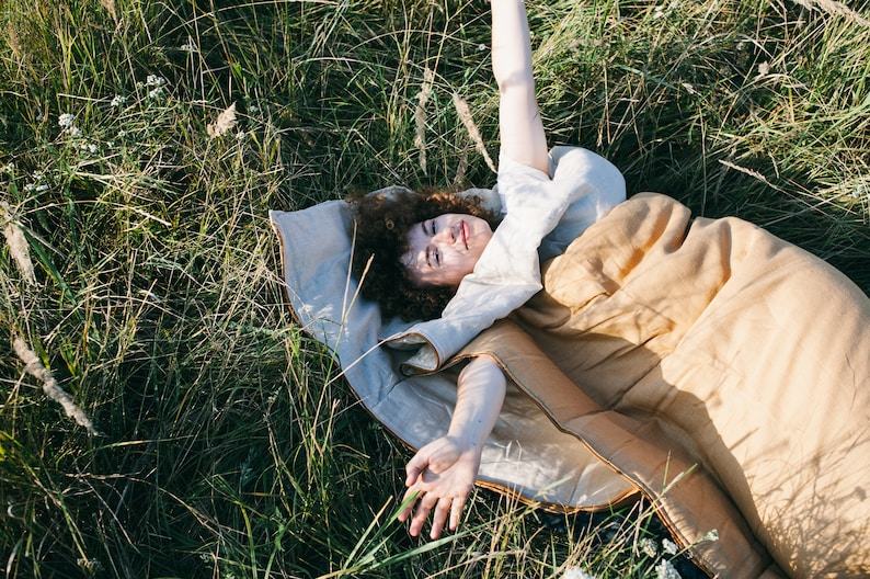 Organic Hemp Sleeping Bag Sustainable Slumber in Nature’s Embrace