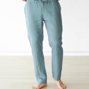 Organic Linen Lounge Pants Sustainable Comfort for Men