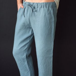 Organic Linen Lounge Pants Sustainable Comfort for Men