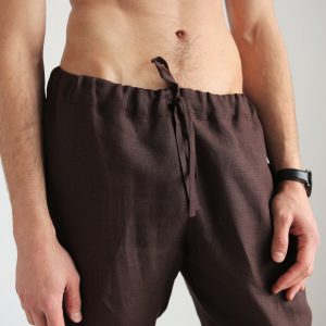 Organic Linen Lounge Pants Sustainable Comfort for Men