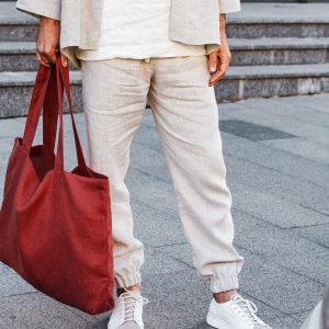 Organic Linen Lounge Pants Sustainable Comfort for Spring and Summer