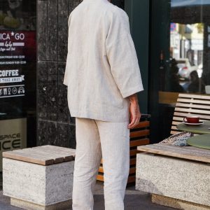 Organic Linen Lounge Pants Sustainable Comfort for Spring and Summer