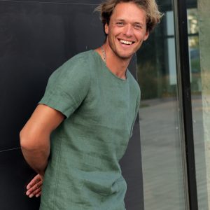 Organic Linen T-Shirt Sustainable Style for the Modern Man