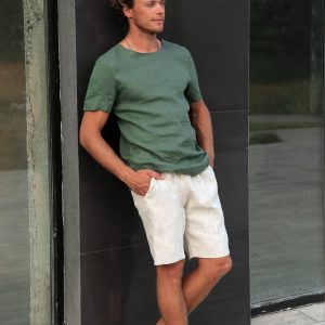 Organic Linen T-Shirt Sustainable Style for the Modern Man
