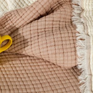 Organic Muslin Gauze Comforter 5-Layer King Size Blanket for Ultimate Comfort and Breathability