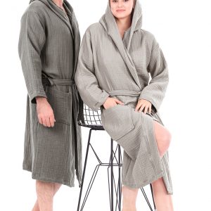 Organic Muslin Robe Cozy, Chic, and Sustainable Comfort