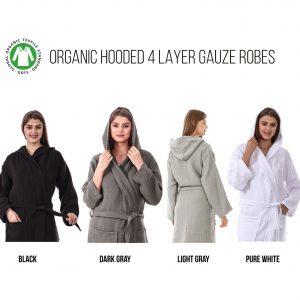 Organic Muslin Robe Cozy, Chic, and Sustainable Comfort