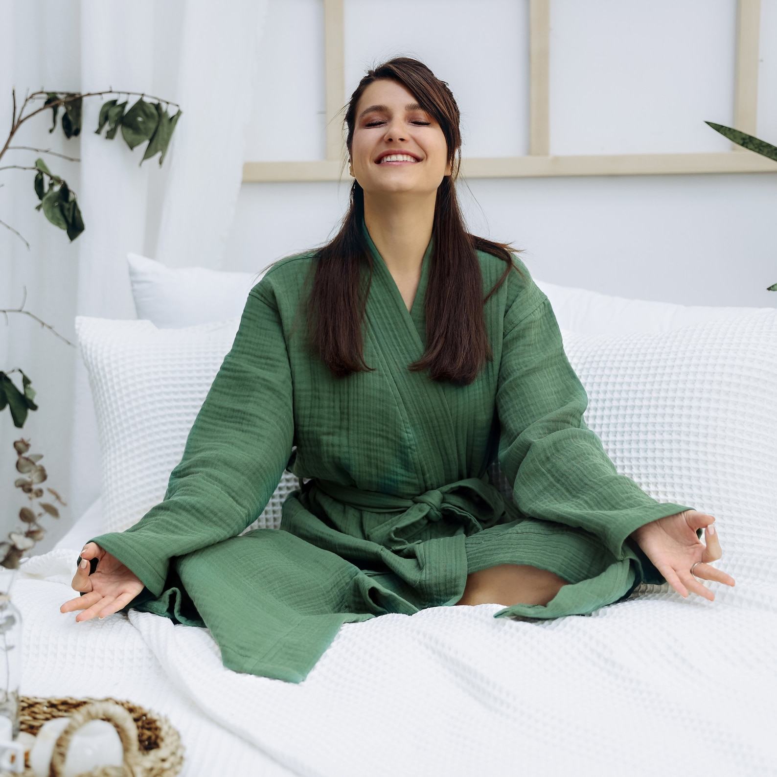 Organic Oversized Lightweight Muslin Robe The Epitome of Comfort and Style