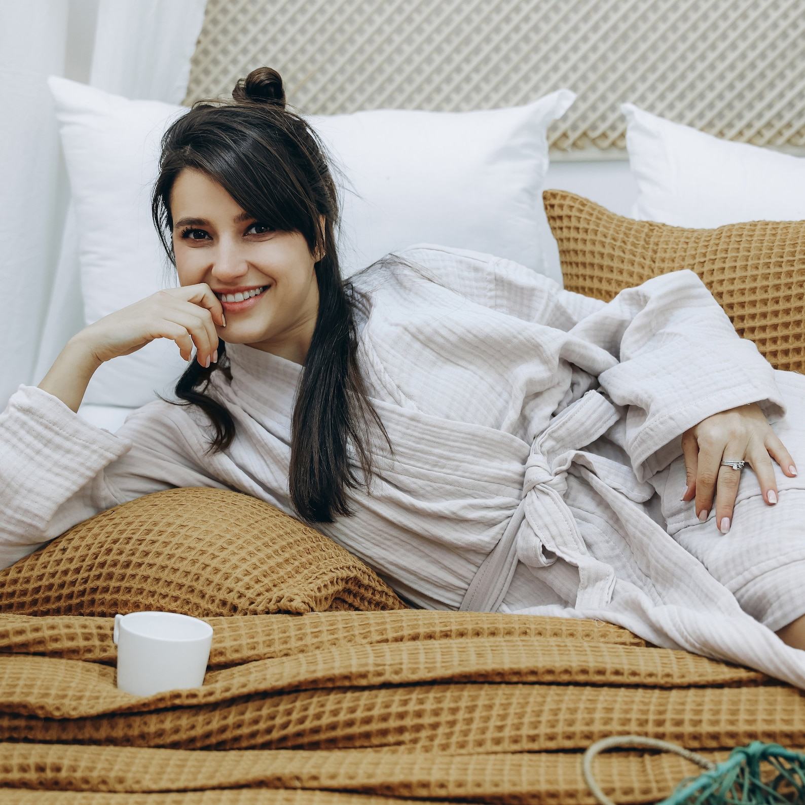 Organic Oversized Lightweight Muslin Robe The Epitome of Comfort and Style