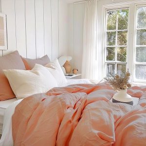 Organic Queen Linen Sheets Luxurious Comfort in a Rainbow of Hues