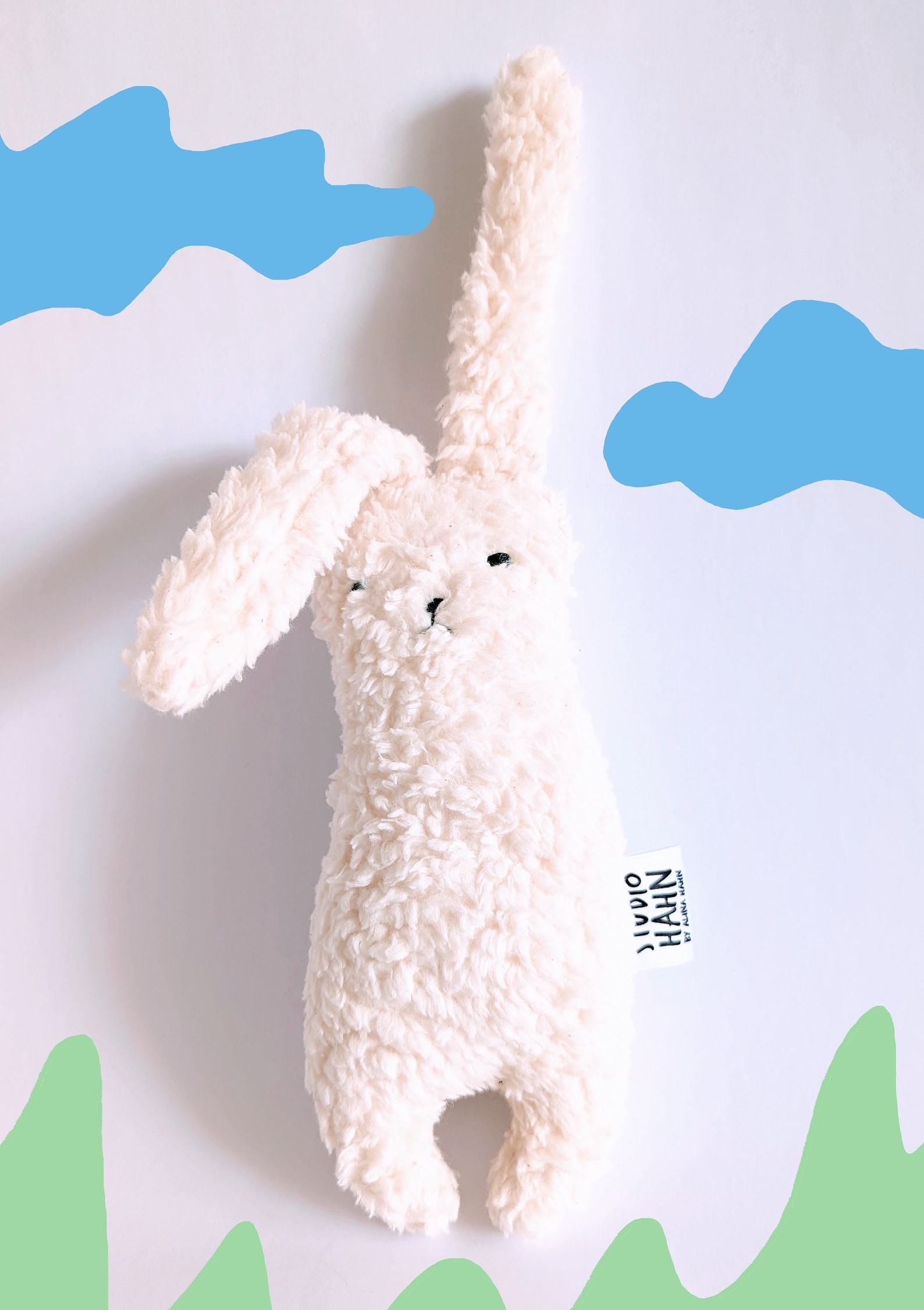 Organic Rambo the Rabbit A Cuddly Companion for Your Little One - Image 2