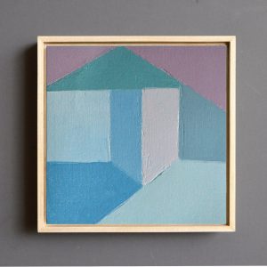 Original Geometric Canvas Painting Abstract Art for Modern Spaces