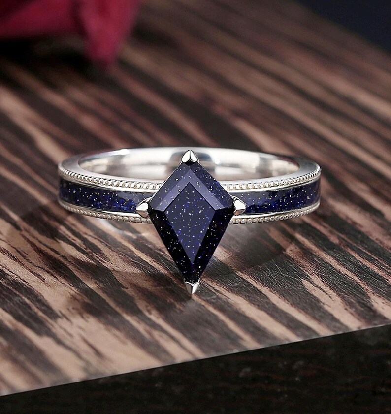 Orion Nebula Couple Rings Celestial Promise for Eternal Love