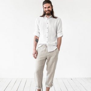 PALERMO Lightweight Linen Pants for Men in Vibrant Colors