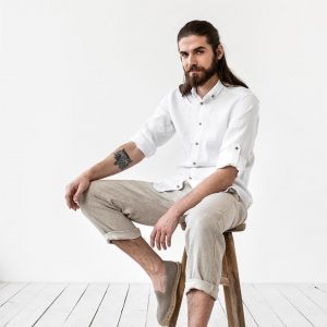 PALERMO Lightweight Linen Pants for Men in Vibrant Colors