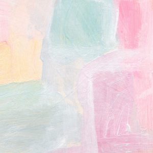 Pastel Paradise Vibrant Abstract Art for a Girly and Preppy Nursery