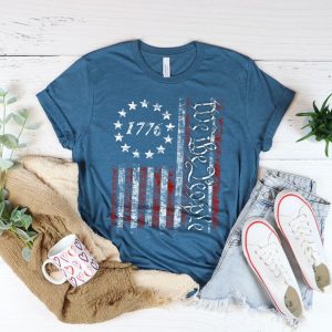 Patriotic Pride We The People American Flag Shirt for True Patriots