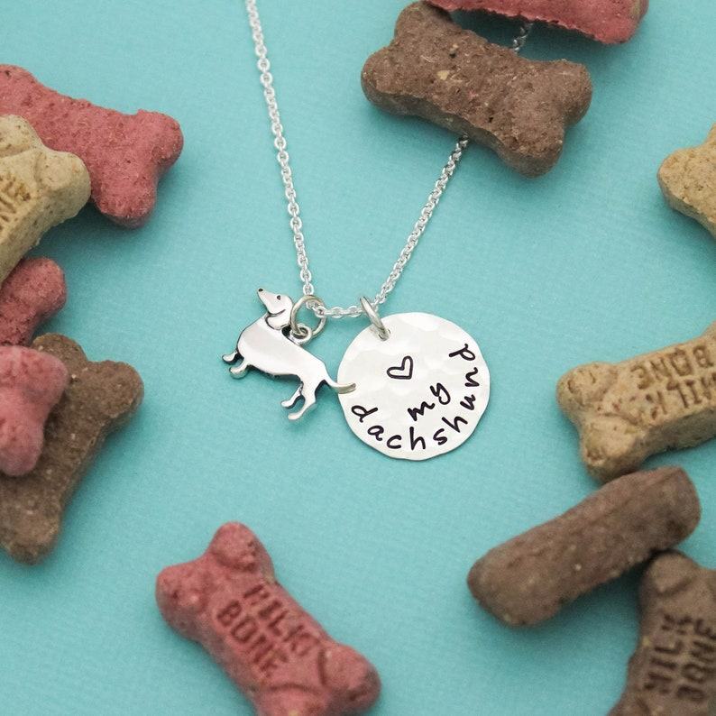 Paw-some Dachshund Necklace Sterling Silver Charm for Dog Lovers