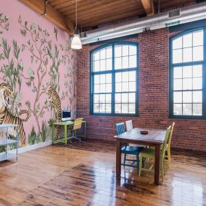 Peel and Stick Pink Pattern Wallpaper Transform Your Walls with Tiger Removable Vinyl Mural