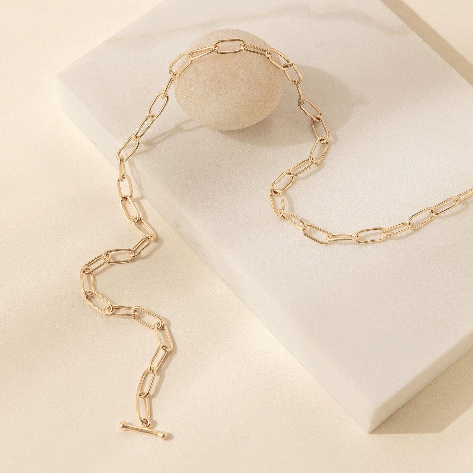 Perfect Layering Link Necklace Elevate Your Style with Minimalist Elegance