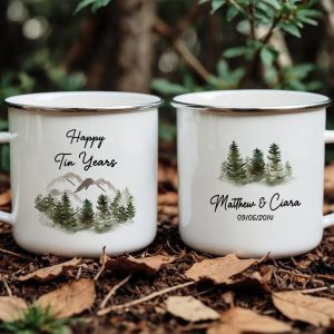 Personalized 10th Anniversary Mug A Decade of Love and Laughter