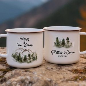 Personalized 10th Anniversary Mug A Decade of Love and Laughter