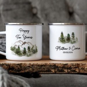 Personalized 10th Anniversary Mug A Decade of Love and Laughter