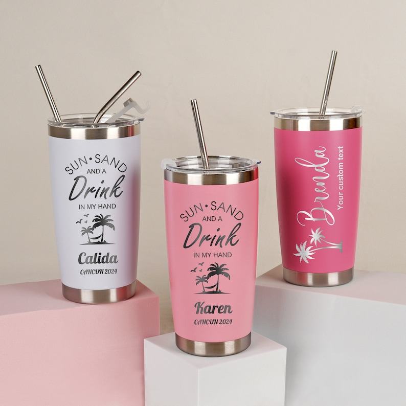 Personalized 20oz Vacation Tumbler Your Perfect Travel Companion for Unforgettable Adventures