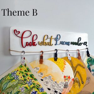 Personalized 3D Art Display Sign Immortalize Your Child’s Artistic Genius